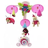 Tiny Love Soothen Groove Mobil 赤ちゃんモービル メロディモービル 人形モービル 光出てくるモービル (ピンク) [並行輸入品]