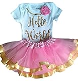 Hello World Coming Home Outfitチュチュによって設定Perfect pairz USA Made Outfit