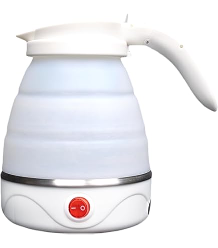 大特価⭐折りたたみケトル 電気ケトル 旅行用 小型 コンパクト 600ml Amazon | Aseech 折りたためるケトル 600ml 電気ケトル 携帯