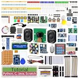 Freenove Raspberry Pi 5 4B 3B+ 500 Zero 2W 完全スターターキット、1170ページのチュートリアル、Python C Java Scratch Processingコード、386点のアイテム、164プロジェクト、カメラスピーカー（Raspberry Piは含まれません）