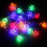 LEDイルミネーションライト デコレーションライト 乾電池式 20球イルミネーション 飾り 電飾 充電式 クリスマス ミックス