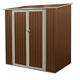 メタルシェッドJB　【ブラウン】 / JOY-B-BR / ###スチール物置JOY-B茶###