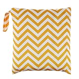 Domybest おむつバッグ 赤ちゃん 新生児 3色 防水 ダブルジッパー 収納袋 旅行用 再利用可能 ストライプトートバッグ ポーチ