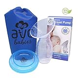 AVO BABIES Silicone Breast Pump BPA-free Manual Breastpump Breastmilk Collector Breastfeeding Suctio