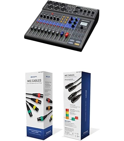 Amazon | 【セット買い】ZOOM L-8 デジタルミキサーレコーダー& XLR