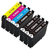 エプソン用 IC69インク IC4CL69互換インクカートリッジ (4BK/C/M/Y)増量 7色セット ICチップ付き残量表示可能 対応機種：PX-045A PX-046A PX-047A PX-105 PX-405A PX-435A PX-436A PX-437A PX-505F PX-535F