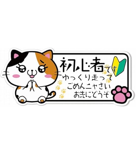 Amazon.co.jp: 免許取り立てです! ヒヨコ マグネット 車 縦11cm 3