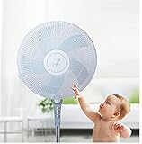 creve 扇風機カバー セーフティーネット 安全カバー 赤ちゃん 子供 指はさみ防止 30〜35cm対応 メッシュタイプ シンプル かわいい 全2色 (ピンク)