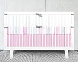 Olli & Lime Logan Crib Bedding Set, Pink Skirt), 3 Piece by Olli & Lime