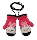 dorapocket子供用可愛いウサギ手袋ベビー美しいニット暖かい手袋幼児用ミトン