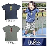 【SiShuNon/FARM】ファーム サングラス カリフォルニア 半袖Tシャツ 130 4 ネイビー