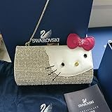 SWAROVSKI × キティ クラッチ チェーン バッグ スワロフスキー