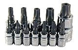 ATD Tools 13778 12-Piece 5-Lobe Tamper-Resistant Star Plus Bit Socket Set [並行輸入品]