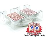 Brybelly 2 Deck Rotating-Revolving Card Tray with 2 Decks of Bicycle Cards [並行輸入品]