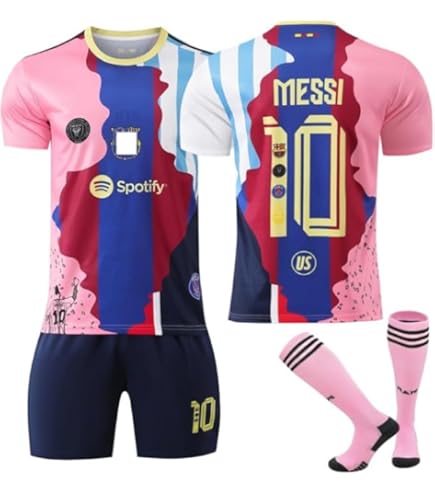 Amazon | メッシ アルゼンチン ユニフォーム 長袖 サッカー 上下セット