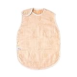 SOULEIADO Mon bebe cheri 4重ガーゼスリーパー オレンジソルベ 4726