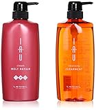 ルベル IAU イオ クレンジング クリアメント(シャンプー)600ml&イオ クリーム メルトリペア トリートメント600ml