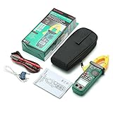 LIUMY LM3010オートレンジデジタルAC DCクランプメーターマルチメータボルトアンペアオームHZの一時容量テスト