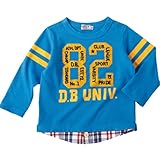ダブルＢ(mikihouse) 重ね着風長袖Ｔシャツ(130ｃｍ・ブルー（15）)