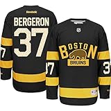 ユースPatrice Bergeron Boston Bruins Reebokブラック2016冬クラシックPremier JerseyサイズS / M
