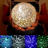 StarryコスモススターLED USBナイトライトスカイプロジェクタ寝室ランプ子供クリスマスギフトランダム:カラー)