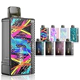 Aspire GOTEK Nano 電子タバコ ベイプ 使い捨て 持ち運び シーシャ POD スターターキット 本体 (ブラック)