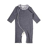 NAOMI ITO ふんわり裏毛ロンパース グレー 70㎝ 80653