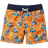 GYMBOREE(ジンボリー) シャークスイムトランクス オレンジ 水着 6～12ヶ月【並行輸入】