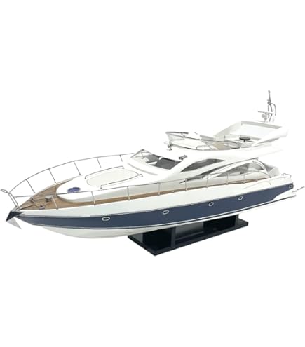 Amazon | 木製模型 クルーザー 船 SUNSEEKER 60 【Wooden Model