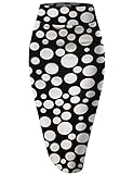 HyBrid & Company レディーズ エラスティック ウエスト ストレッチ オフィス ペンシル スカート ビューティフル プリント 1X マルチカラー