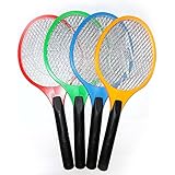 Kicode ワッププ飛行モスキートザッパー 充電式電気昆虫バグバット スワッターラケットアンチモスキラー キラー