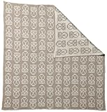 Serena & Lily Owl Baby Blanket- Light Mocha/Dark Mocha [並行輸入品]