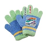 【ネコポス発送】【３～４歳用】プラレール子ども用手袋【キッズ】 ブルー