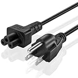 TNP Universal Power Cord (12 Feet) - IEC320 C5 to NEMA 5-15P 3-Prong Mickey Mouse Power Extension Ca