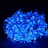 匠(電光ホーム) イルミネーション ストレート 桜ソケット 10m 100球 クリアケーブル (ブルー)