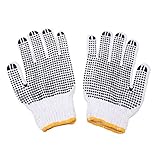 Giantree セーフティグローブ、マジックストレッチグリッパーグローブ、スリップ防止のための滑り止めPVCドットによるグリップの向上