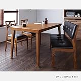 【商品名】天然木 ベンチタイプ ダインニング4点セット ヴィンテージデザイン ダイニングテーブル&amp;チェア&amp;ベンチチェア 食卓【サイズ】テーブル 幅135×奥行78×高さ72cm チェア 幅43×奥行48.5×高さ81/座面高