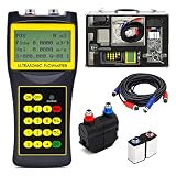 100H-M1/M2+S1 Handheld Ultrasonic Flow Meter Flowmeter Clamp on Sensor (DN15-700mm)
