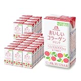 森永製菓 おいしいコラーゲンドリンク 125ml 30本 ピーチ味 機能性表示食品 コラーゲンペプチド コラーゲン ドリンク 飲料 （ピーチ, 30）