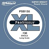 D'Addario ダダリオ ベース用バラ弦 プロスティール .130 PSB130 【国内正規品】