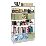 SHELVING,WIRE,6S,48X18,BK