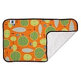 Planet Wise Designer Waterproof Diaper Pad, Orange Woods by Planet Wise