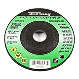 Forney 71897 Grinding Wheel with 7/8-Inch Arbor, Masonry Type 27, C24S-BF, 4-1/2-Inch-by-1/4-Inch by