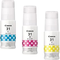 Amazon.co.jp: 【純正品 3色セット】 キヤノン インクボトル GI-31 3色