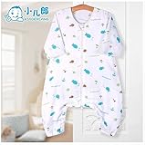 Little Kiddo Bamboo Fiber Muslin Baby Wearable Blanket Green M 2-4T by Little Kiddo