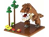 Little Treasures Loz diamond blocks Tyrannosaurus Dinosaur King series I-block fun compatible to Nan