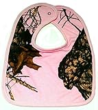 Mossy Oak Breakup CamoピンクMedium Baby Bib # nbb3pmc