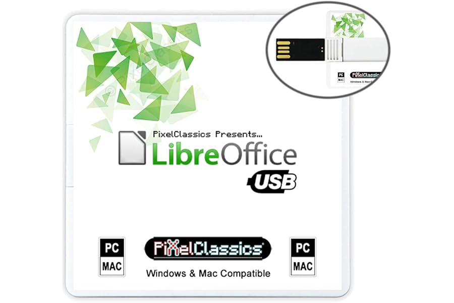 LibreOffice 2025 Home and Student 2024 Professional Plus Business Compatible with Microsoft Office Word Excel PowerPoint Adob