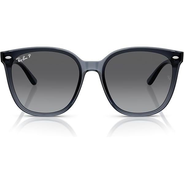 Amazon | Ray-Ban(レイバン) Rb4420 スクエアサングラス, ブラック