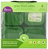 海外直送品Glass Baby Food Storage Cubes, 4 PK by Green Sprouts